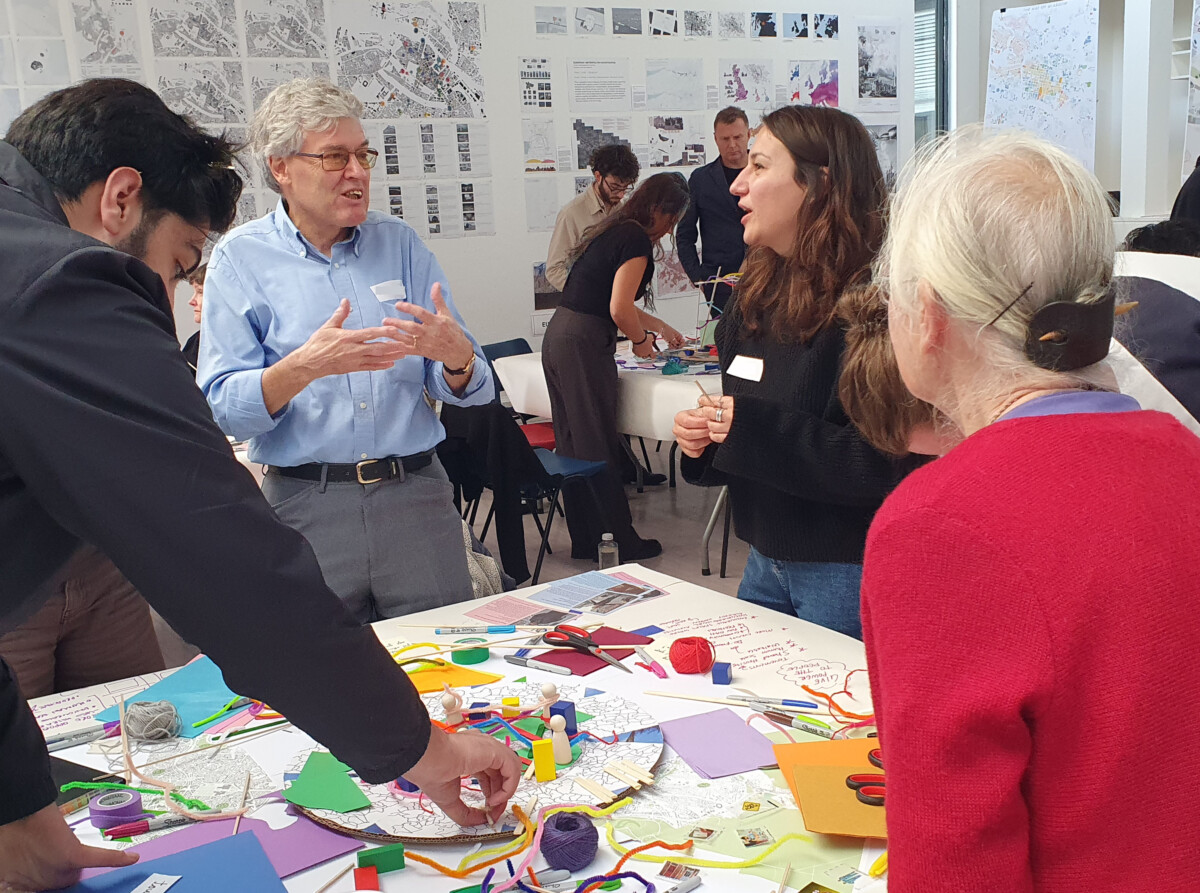 Different generations sharing stories and ideas at Multigenerational Places Glasgow