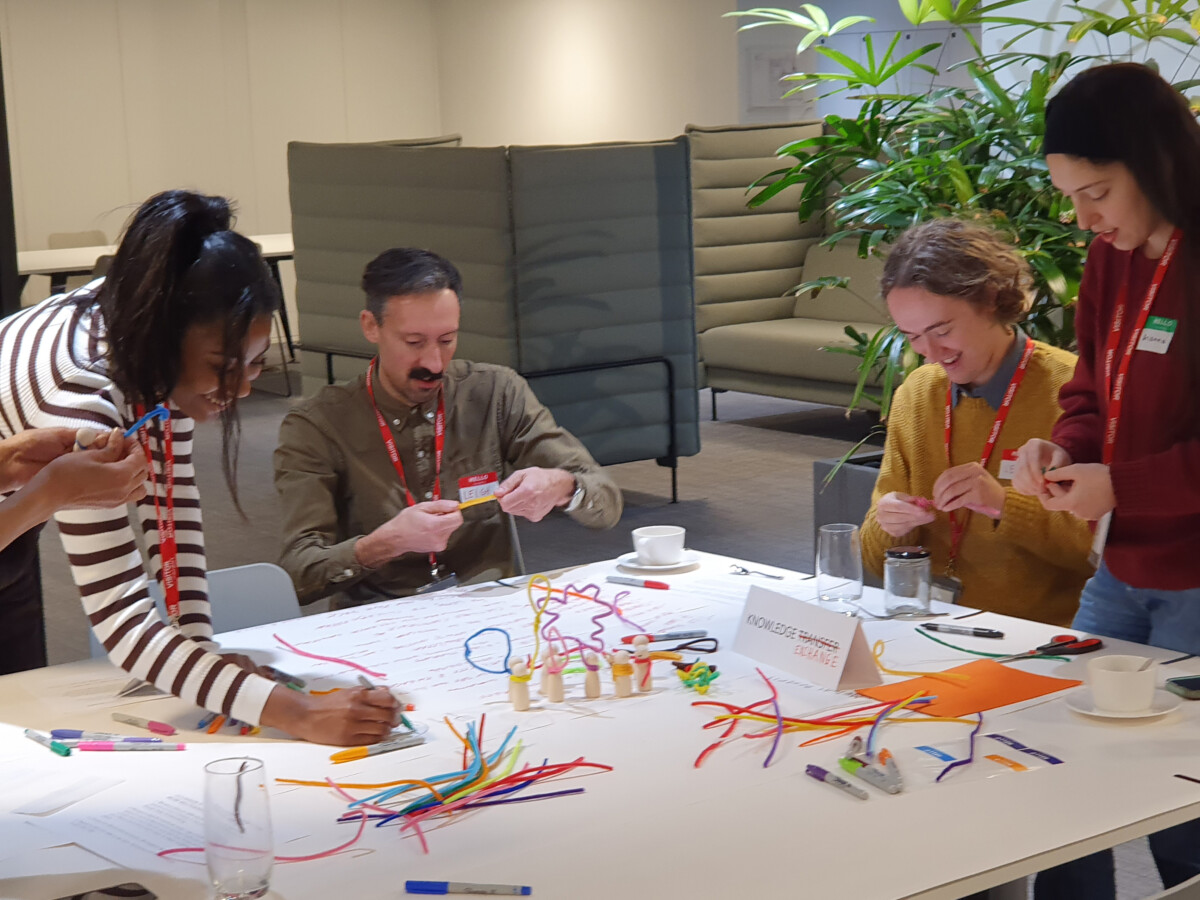 The Knowledge Transfer group in action at Multigenerational Places: Practice.