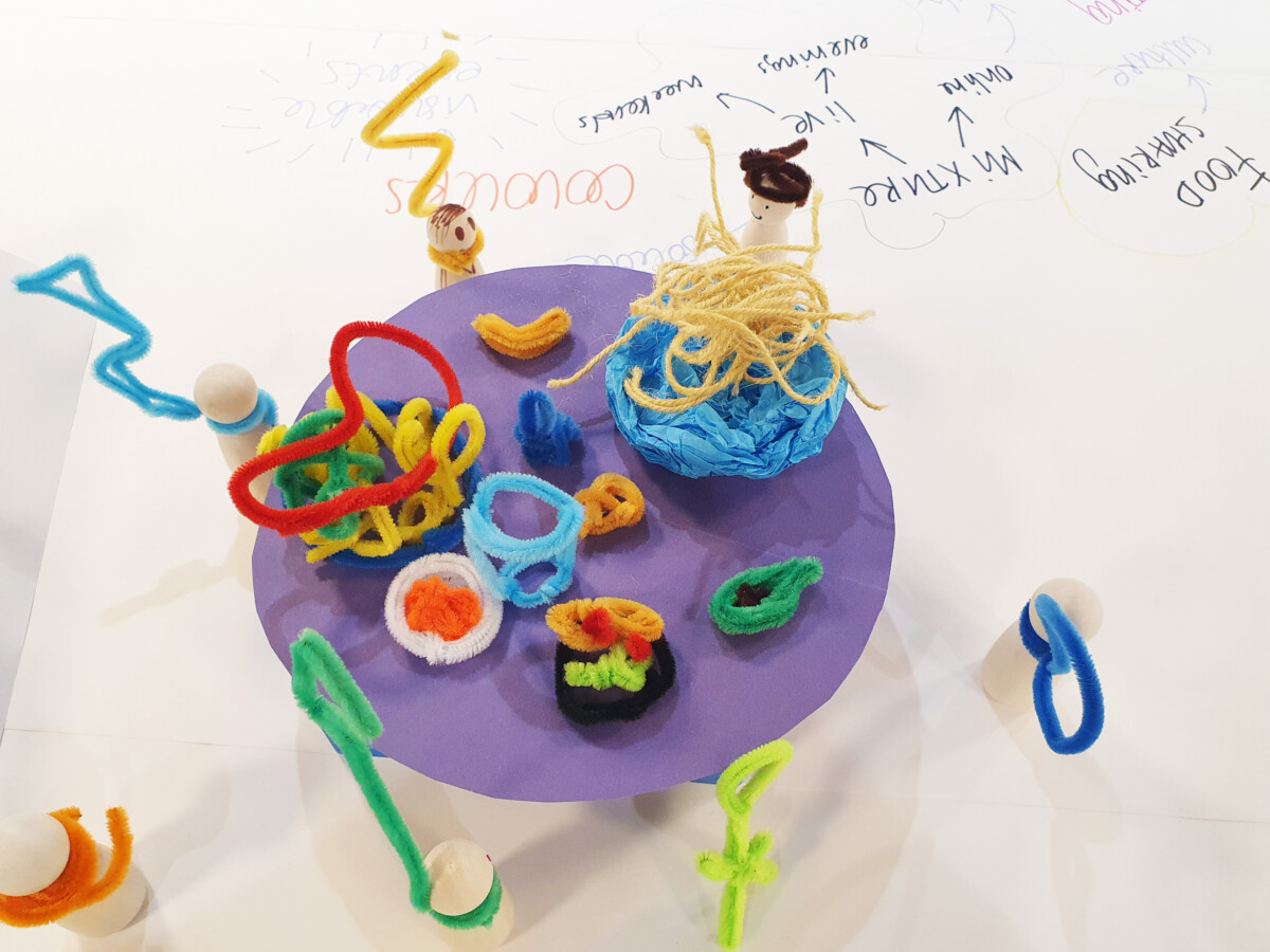 Creating opportunities to share meals was one of the recommendations for enhancing connectivity across generations at Multigenerational Places: Practice.