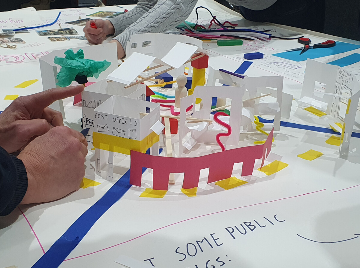 The building model takes shape at Multigenerational Places: Sheffield.