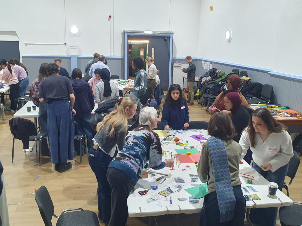 A busy room at The Israac Centre for Multigenerational Places: Sheffield.
